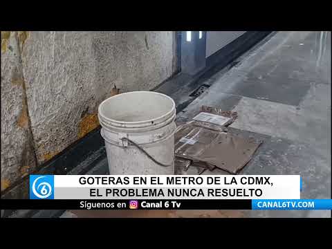 Video: Goteras en el metro de la CDMX, el problema nunca resuelto