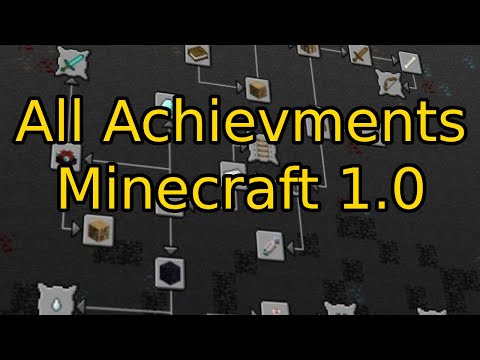 Insane Challenge: Complete All Minecraft Achievements in 1.0