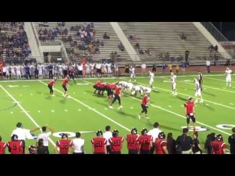 31 yard touchdown run against Kerrville Tivy