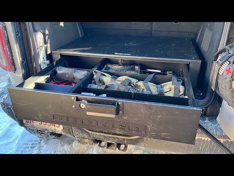 Ford Bronco rear cargo drawer post-install overview and review