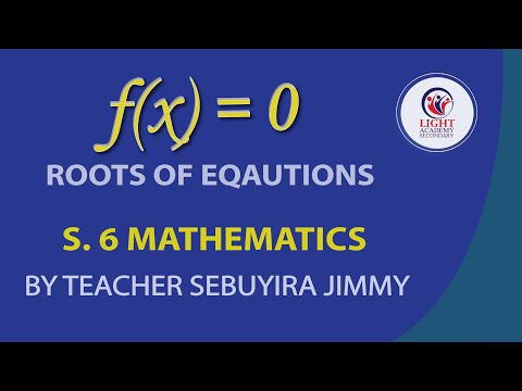 Light Academy SS – S.6 MATHEMATICS LESSON Cover Preview