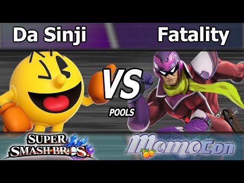 Da Sinji (Pac-Man) vs. YP|Fatality (C. Falcon) - Wii U Pools - Momocon 2017