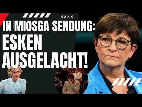 On Caren Miosga's show: SPD leader Saskia Esken laughed at and mocked by the audience!