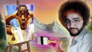 Thanks god Bob Ross isnt around to see this 💀