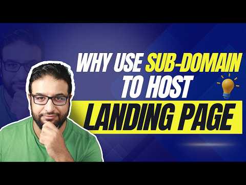 Why use sub-domains for hosting landing pages