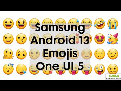 Samsung Galaxy Android 13 One UI 5.0 Emojis (2023)