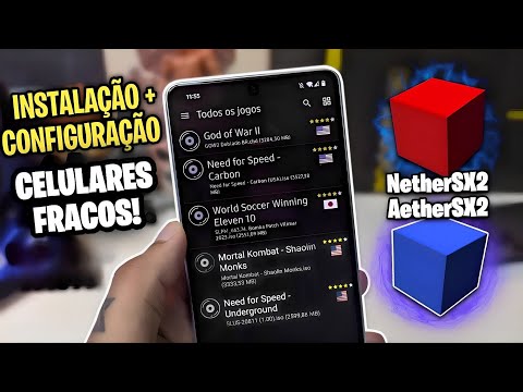 JOGOS de PS2 no CELULAR | NETHERSX2 | AETHERSX2 - Funcionando em Todos os Celulares 32 e 64 Bits!✅