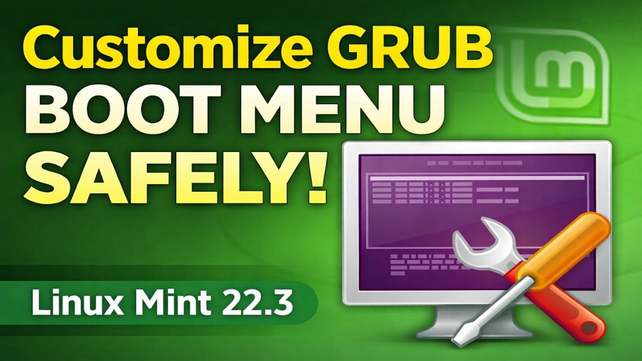 Grub Customizer on Linux Mint 22.3 – Easily Edit Boot Menu Without Breaking Your System