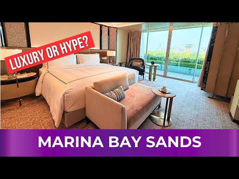 Marina Bay Sands Sands Premier King Room | Luxury Singapore Hotel Room Tour