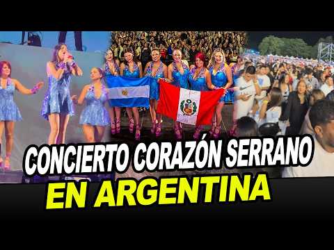 CORAZÓN SERRANO CONQUISTÓ ARGENTINA EN SU CONCIERTO INTERNACIONAL