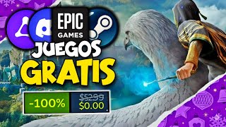 6 JUEGOS GRATIS DE STEAM + EPIC GAMES + AMAZON LUNA + DISCORD NITRO y LENOVO