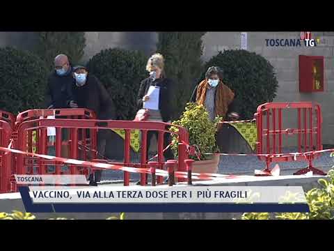 2021-09-20 TOSCANA - VACCINO,  VIA ALLA TERZA DOSE PER I  PIÙ FRAGILI