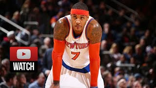Carmelo Anthony - New York Knicks - Charlotte Hornets