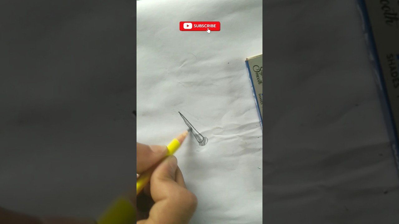 How to draw a pin # simple drawing #pin #easydrawing