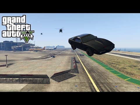 KNIGHT RIDER K.I.T.T MOD!! (GTA 5 Mods)