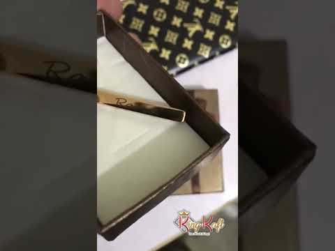 Steel party wear golden metal name square chain glossy bar p...