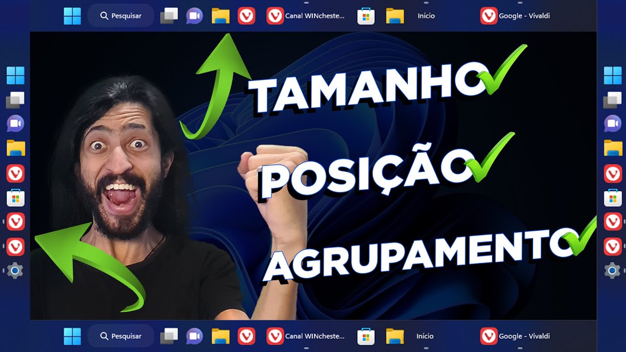 👉 Aprenda a diminuir a barra de tarefas do Win11 DO JEITO CERTO!!! 👌 | Windhawk + ExplorerPatcher