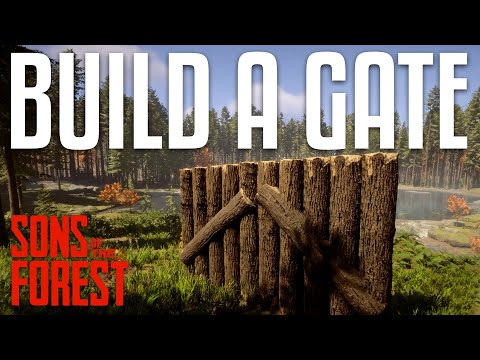How to Build a Defensive Wall Gate in Sons of the Forest