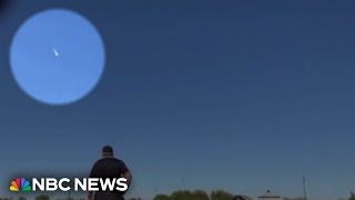 Meteor spotted streaking above Texas