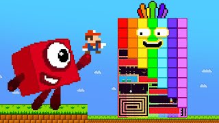 Numberblocks 1 and Tiny Mario’s maze mayhem | Game Animation