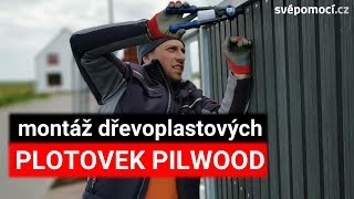 Čelní oplocení z plotovek Pilwood