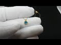 14k Solid Gold Evil Eye Necklace