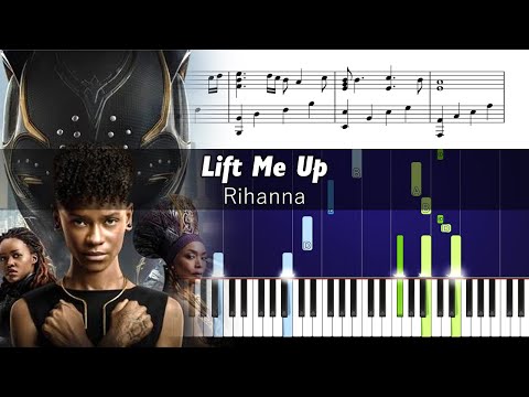 Rihanna - Lift Me Up (Black Panther: Wakanda Forever) - Piano Tutorial