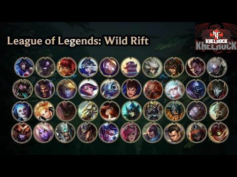League Of Legends Wild Rift All Champions And Skin