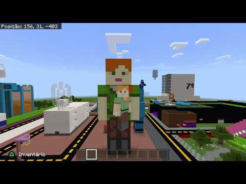 EPIC Giant Minecraft sculptures ft. Alex & Ms. Paquette