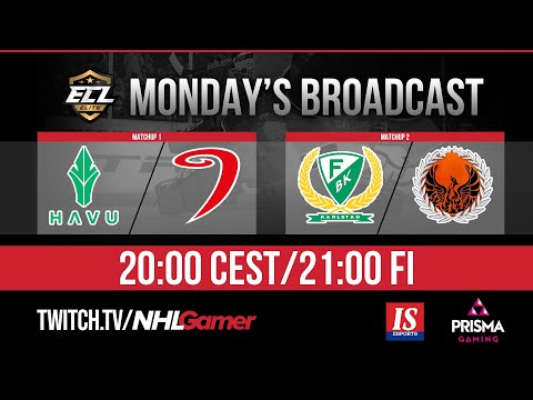 HAVU Gaming vs JYP Jyvaskyla & Farjestad BK vs Ghetto Firebirds - ECL 10 (Elite) | NHL 20 EASHL 6s
