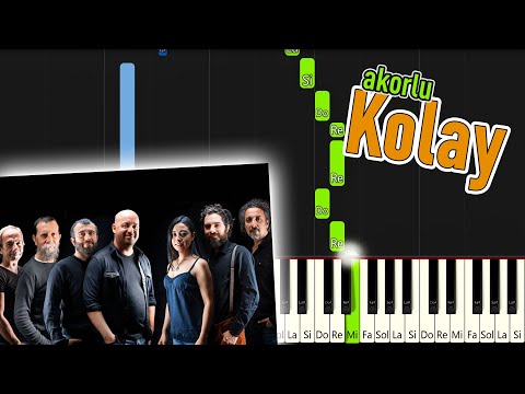 Sigaramın Dumanına Sarsam - Akorlu Kolay Piyano Nasıl Çalınır