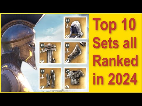 Assassins Creed Odyssey - Best Legendary Sets 2024 - Best Gear - Best Assassin Warrior & Hunter Sets