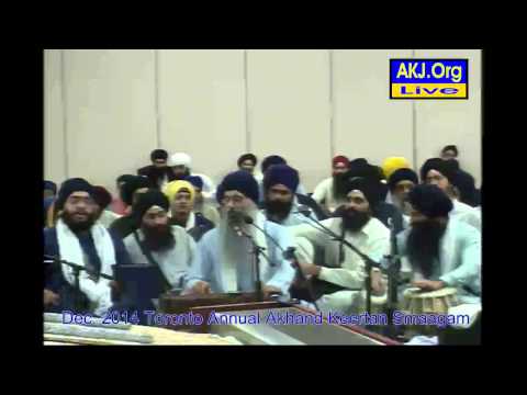 090 Toronto Dec. 2014 Smaagam - Raensabaayee Keertan - Bh. Harpreet Singh Jee Toronto