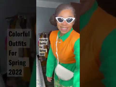 Color outfit ideas for Spring Summer 2022