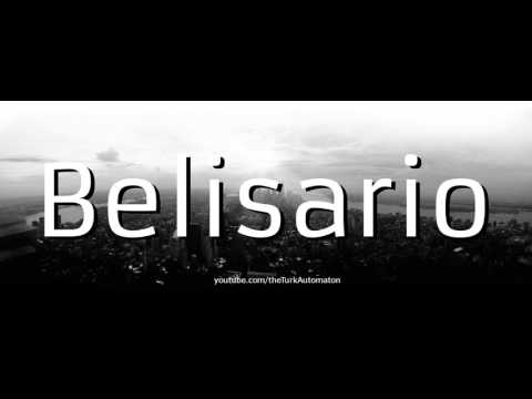 How to pronounce Belisario in Spanish