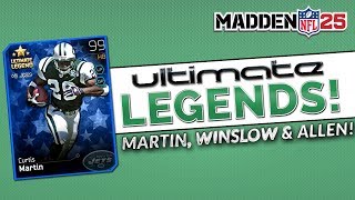 MUT 25 - Ultimate Legend Winslow, Allen and Martin - MUT 25 Golden Tickets Tease with Stats!