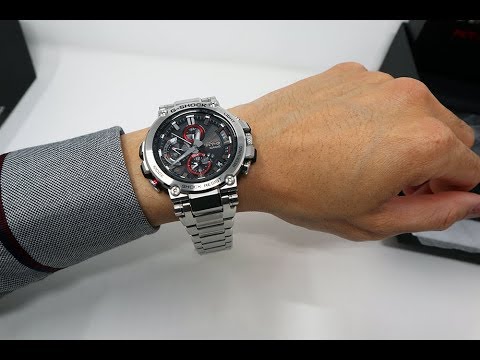 UNBOXING G-SHOCK MTG CONNECTED SILVER RED MTGB1000D-1A