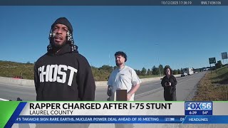 Video shows rapper's I-75 arrest in Laurel County