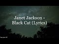 Janet Jackson - Black Cat (Lyrics HD)