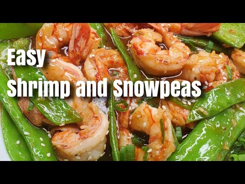 SHRIMP AND SNOWPEAS