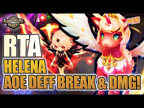 [RTA] WTF HELENA DEFF BREAK & BIG DAMAGE! Summoners War Sky Arena