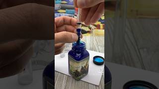 Download lagu Filling the Noodler’s Triple Tail flex nib fountain pen with Noodler’s Revolution Blue ink mp3