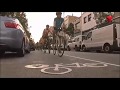 El BiTer simula com es podrà circular en bicicleta pel carrer Ample en tot el seu recorregut.