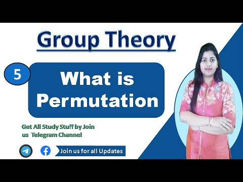 What is permutation | Group Theory | Part - 5 Video