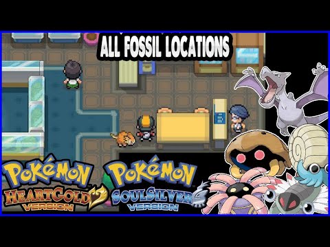 Pokemon HeartGold and SoulSilver - All Fossil Locations