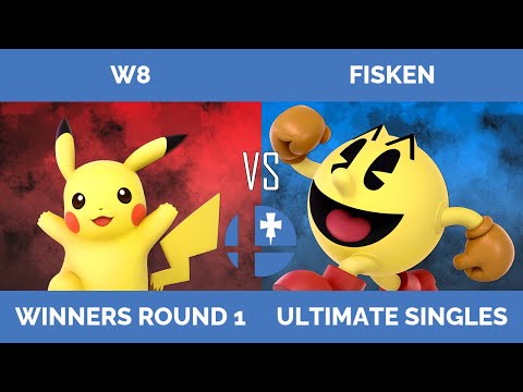 RogaSmash 199.5: SSBU Winners R1 – W8 (Pikachu) vs Fisken (Pac-Man, K Rool)