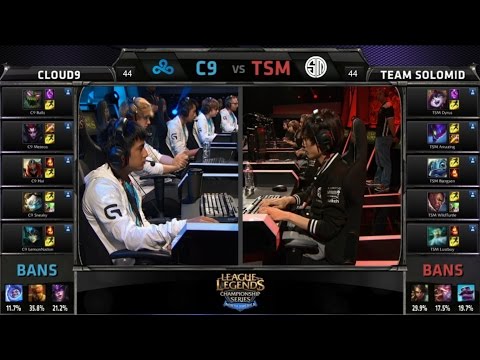 LCS 2014 NA Summer Playoffs Finals C9 - TSM Game 1 Highlights PAX