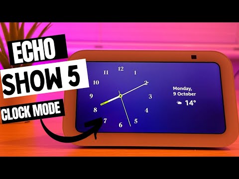 Echo Show 5 - How to enable Clock Mode