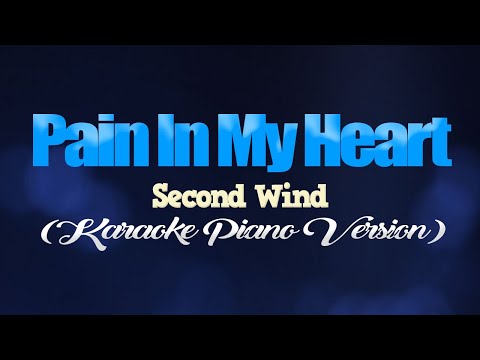 PAIN IN MY HEART - Second Wind (KARAOKE PIANO VERSION)