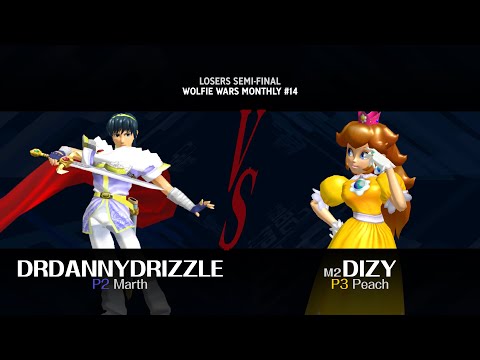 DrDannyDrizzle vs [μ2] dizy @ Wolfie Wars Monthly 14 | SBUMelee Off-Stream Highlights